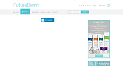 Desktop Screenshot of futurederm.com
